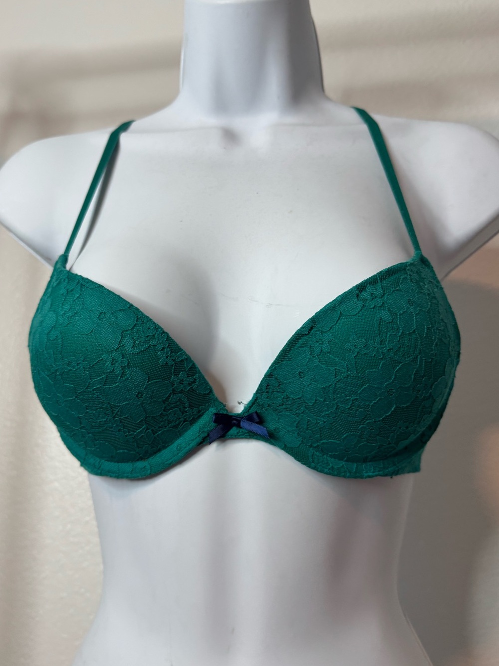 Victoria’s secret Lace Push-Up Bra in Emerald Green